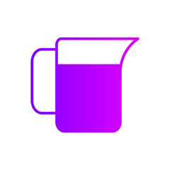 cup scale gradient icon