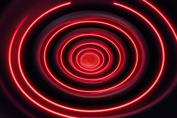 Obraz premium Futuristic Lightwave Art Canvas with Vibrant Yellow and Neon Designs
