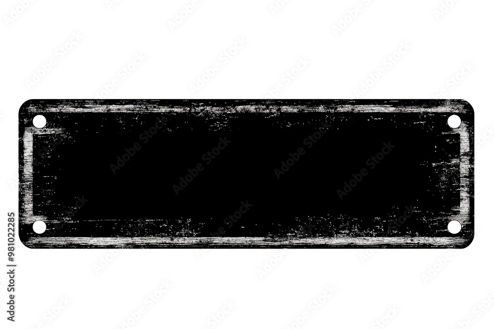 Poster this image showcases a rectangular grunge border frame in black and white, perfect for adding a vint