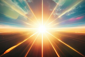 Obraz premium Radiant Light Overlays for Stunning Sunlight Effects and Vivid Lens Flares