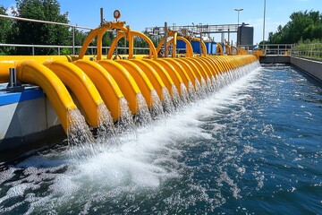 Acid being neutralized in wastewater treatment plants to make water safe for the environment