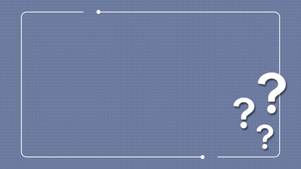 クエッションマークのフレーム