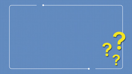 クエッションマークのフレーム