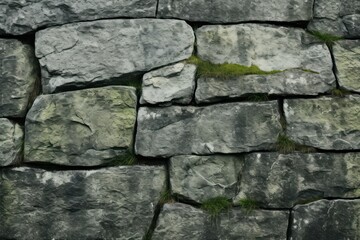 Obraz premium Green granite wall architecture rock.