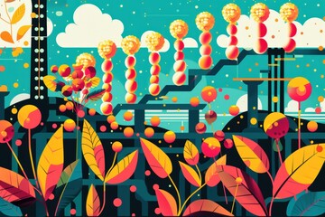 Genetic modification of plants and animals using advanced biotechnology in labs