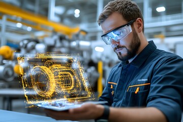 Agile production using digital twins to simulate production processes, reducing errors before physical manufacturing