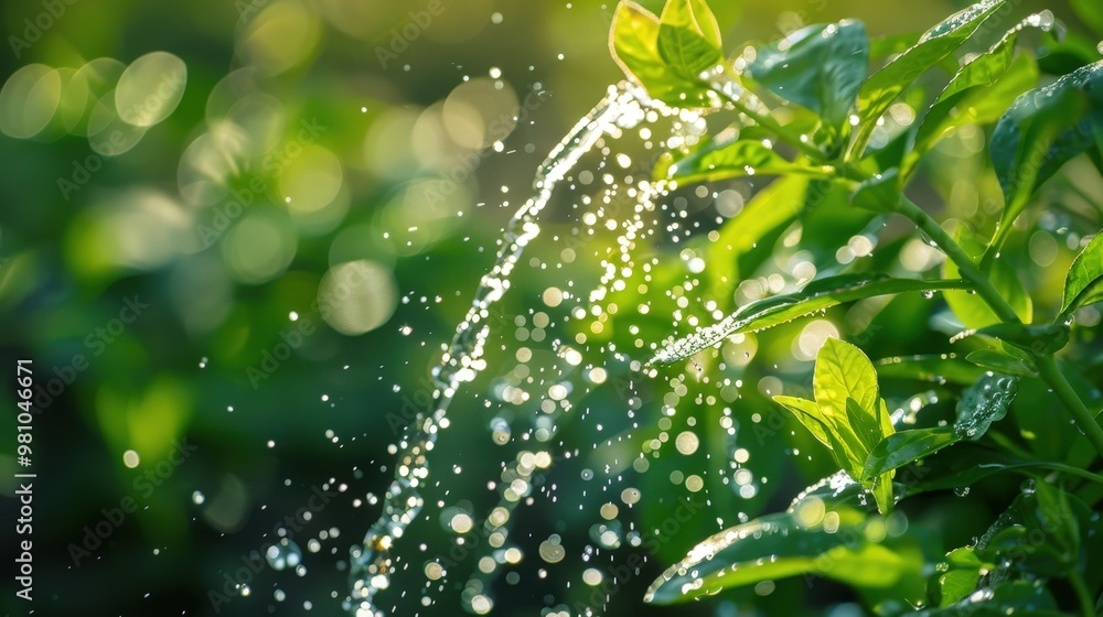 Poster water conservation practices, such as reducing water waste and implementing efficient irrigation sys