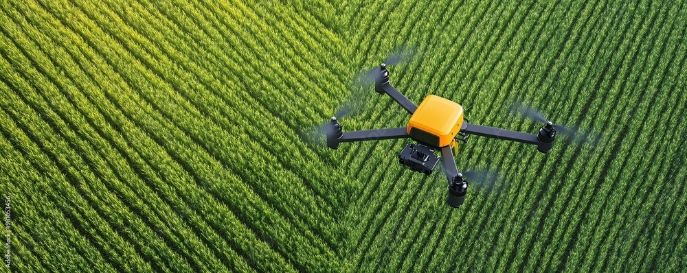 Poster automated harvesting revolution - advanced smart robotics and ai transforming agriculture with effic