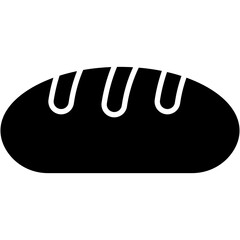 Bread, baking, bun, food, dough Icon