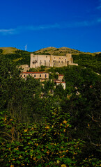 Brienza, Castello Caracciolo e borgo medievale, Potenza, Basilicata, Italia 