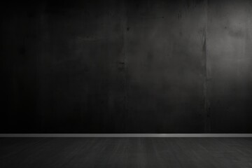 Fototapeta premium Black wall architecture backgrounds.