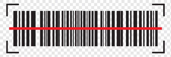 Realistic barcode. Barcode icon. Vector illustration. EPS 10.