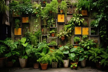 Garden outdoors backyard nature.