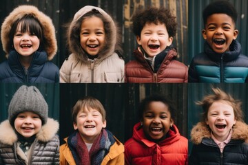 Fototapeta premium Kids smiling person photo photography.