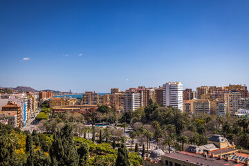View of Malaga, Spain