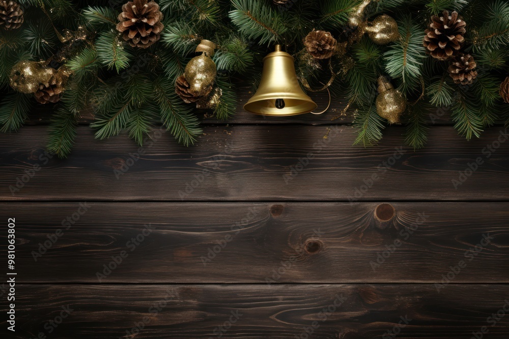 Sticker Backgrounds christmas gold wood.