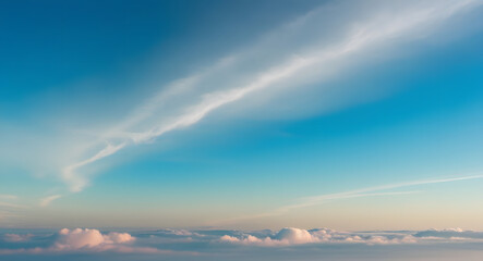Obraz premium blue sky with clouds