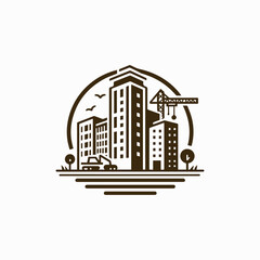 Naklejka premium Infrastructure logo ready for sale.
