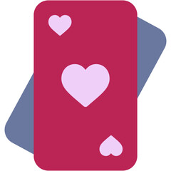 cards, playing cards, heart , love and romance, miscellaneous, valentines day, valentine Icon