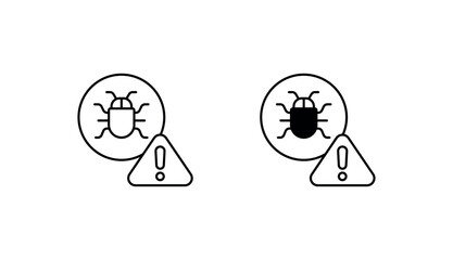 Spyware icon design with white background stock illustration