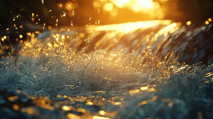 water drops on the glass