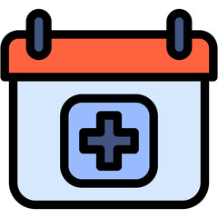 Obraz premium Reminder, Time And Date, Healthcare And Medical, Calendar, Add, Bell Icon