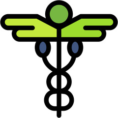 Caduceu, Healthcare And Medical, Medicine, Symbol Icon