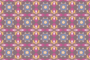 Damask seamless pattern vector,vintage,traditional,ethnic pattern, Turkish motifs, Great for fabric and textile, wrapping, clothing,carpet, Bandana, batik, and wallpaper