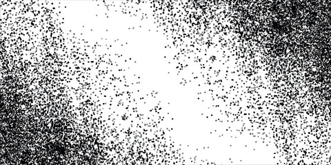 Abstract grunge halftone vector frame design. Modern dotted design element.