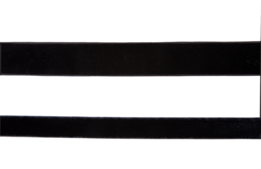 Black ribbon isolated on white transparent, design element. Black Friday concept	