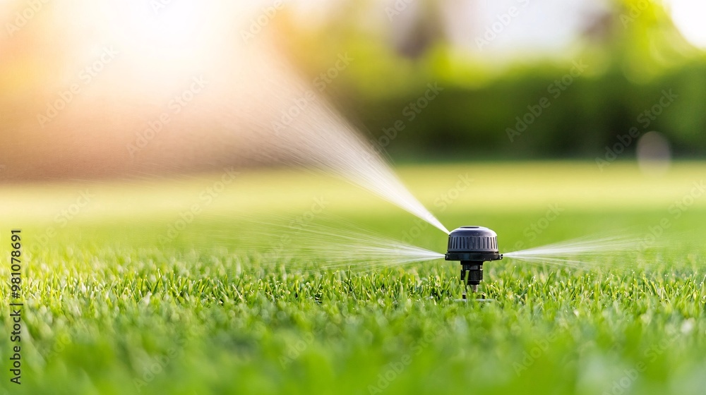 Poster automated irrigation system - advanced soil moisture sensors smart controllers for efficient water m