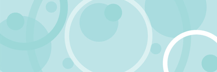 minimal presentation template blue pastel background with modern white circle elements combination.