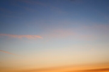 Ciel de levé de soleil