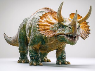 Majestic 3D Triceratops Model Inspiring Young Minds with Its Horns and Sturdy Build