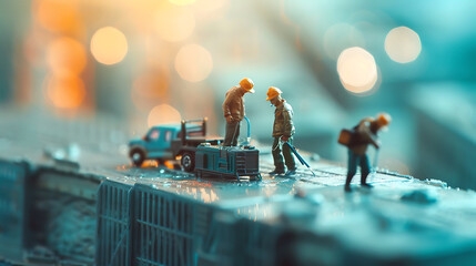 miniature business poster