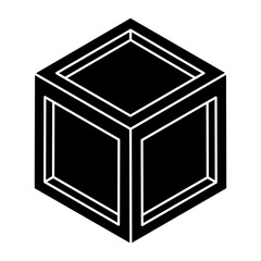 An editable design icon of carton