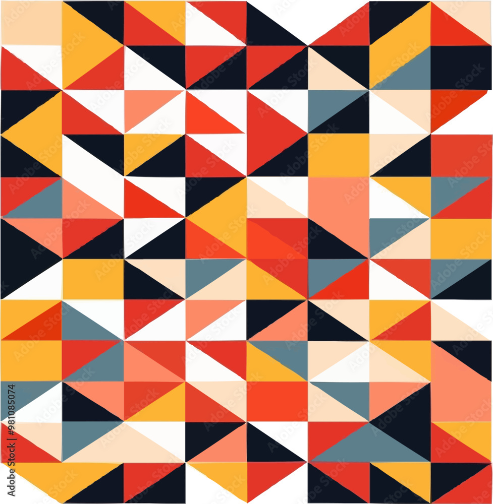 Poster abstract angular lines icon flat on white isolated background, vector design.