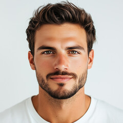 Fototapeta premium Portrait of a man, Front face, Front shot