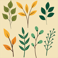 Seamless pattern with autumn leaves