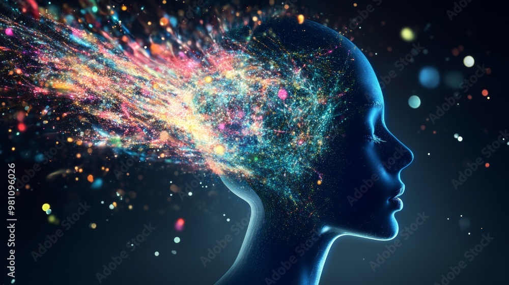 Poster technological symphony: abstract eeg data visualization as digital art