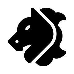 Horse glyph icon