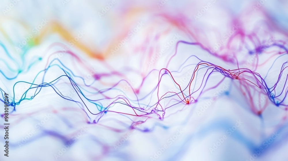 Poster monitoring progress in neurofeedback therapy session with chart tracker