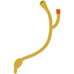 Urinary Catheter Illustration