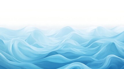 A serene abstract representation of ocean waves in soft blue tones.