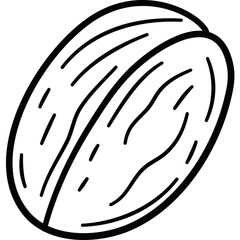 Hand Drawn Nut
