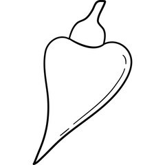 Doodle Chili Pepper