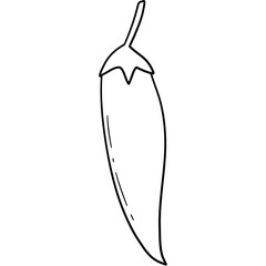 Doodle Chili Pepper