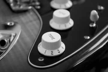 close up of an iconic electric guitar