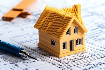 Direct materials required for building a house, such as lumber, nails, and roofing tiles