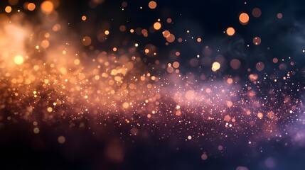 Fototapeta premium Abstract Bokeh Background with Warm Lights and Blur